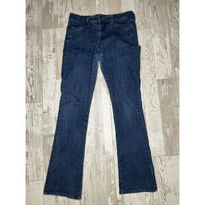 Old Navy The Rock Star Womens Blue Denim Jeans Pockets High Rise Solid Size 12‎